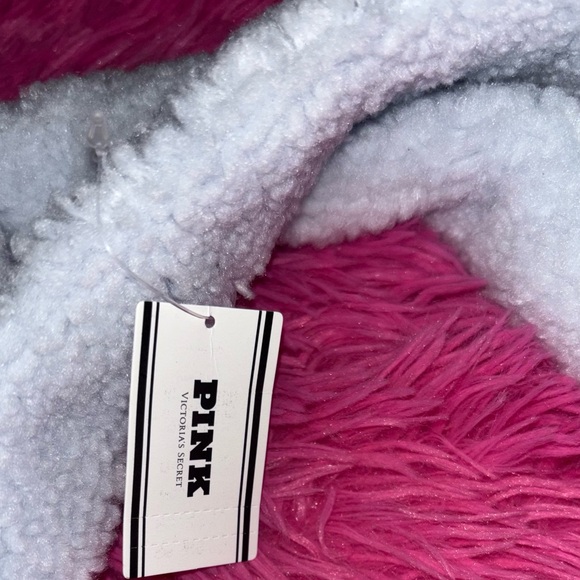 PINK Victoria's Secret Soft Plush Teddy Tote - Picture 4 of 5